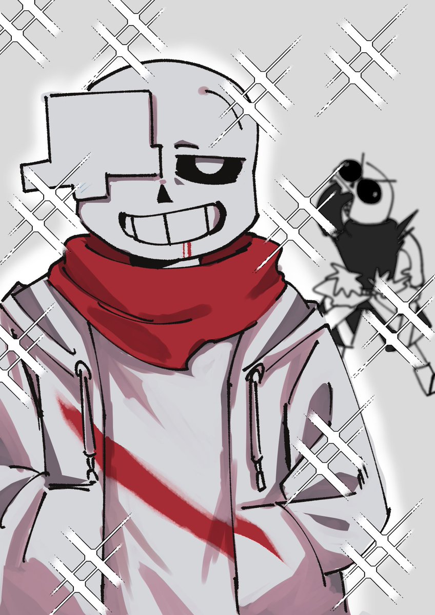 Keysan328's tweet photo. There’s NO way Cross is sexy.That has to be a lie.
Just look at those sleeves.
This is a competition to decide the sexiest Sans,not a goddamn sleeve-eating contest!!!!!
Geno is WAY sexier. It’s not even a contest.

#GENOSWEEP2026 https://t.co/hUhaMRDUEm
