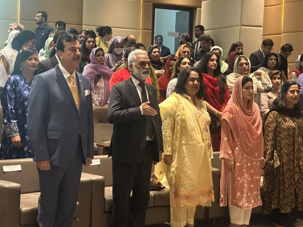 ncswpk's tweet photo. Chairperson Noureen Bano Lehri at the Pakistan Women Leadership &amp; Policy Summit 2026, called for greater women’s participation in politics, local government and decision-making. She highlighted NCSW’s collaboration with ECP to strengthen pathways to women’s political leadership. https://t.co/6oxx1sqjWc