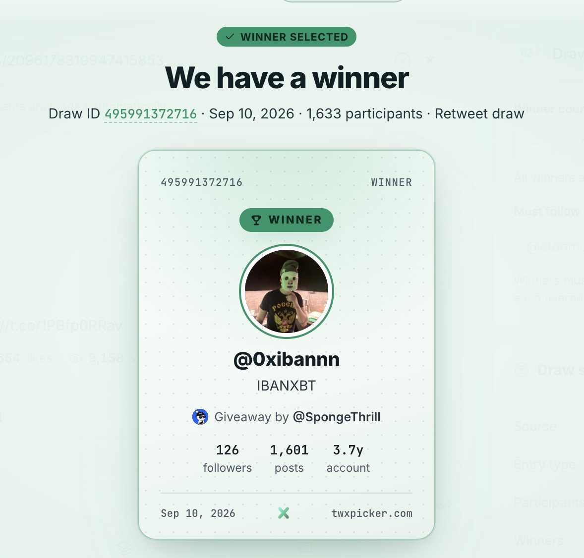 Gapozkick's tweet photo. You have 24 hours to claim the win, or it will be forfeited. https://t.co/bIfuKilI0w