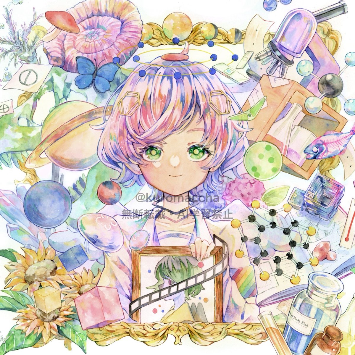 kuromaccha's tweet photo. 【エレメンタル・スクエア】

そこは、美術と科学が交差する博物館
個展のメインビジュアルでした。 https://t.co/63W8IYCBeS