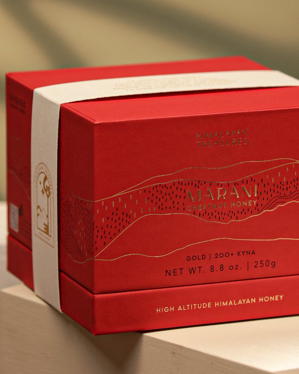 HimalayanT68148's tweet photo. Some gifts carry a little piece of somewhere you may never get to experience yourself.

Mârani is raw Himalayan chestnut honey, harvested at high altitudes during a fleeting annual bloom and shaped by generations of local beekeeping craft.

A rare taste that’s worth sharing. https://t.co/mEdTXm1UHC