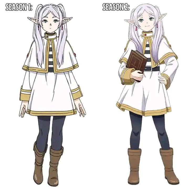 GifsAnime_'s tweet photo. Frieren season 1 vs season 2. Which one do you prefer? https://t.co/Wm51ChPtze