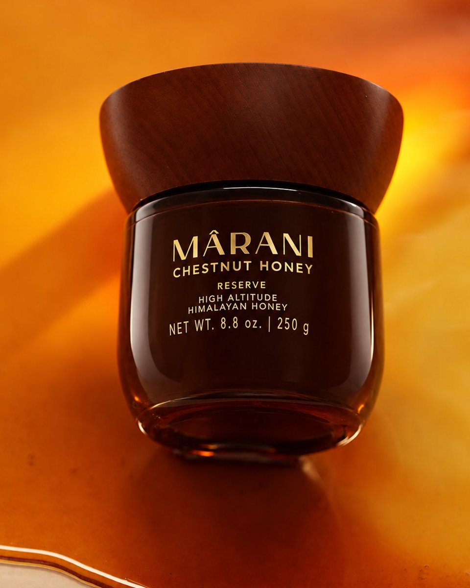 HimalayanT68148's tweet photo. Some gifts carry a little piece of somewhere you may never get to experience yourself.

Mârani is raw Himalayan chestnut honey, harvested at high altitudes during a fleeting annual bloom and shaped by generations of local beekeeping craft.

A rare taste that’s worth sharing. https://t.co/mEdTXm1UHC