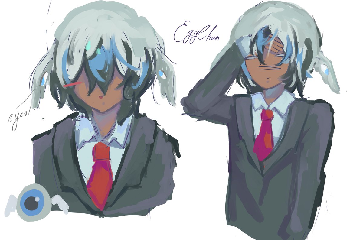 chry0_u's tweet photo. eggchan #eggchan #uu #unstableuniverse #promotwt #fanart https://t.co/DfytAOytMw