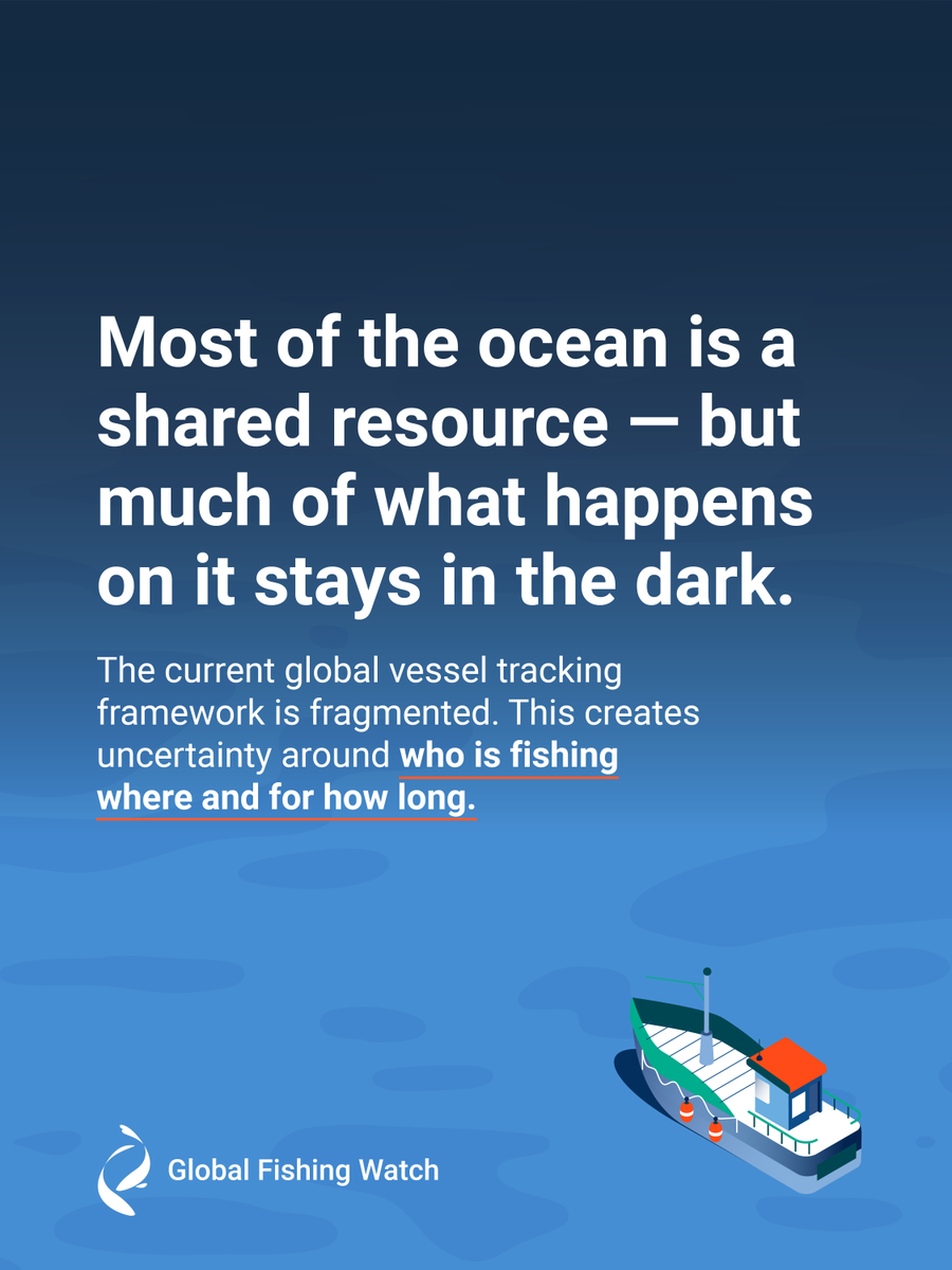 GlobalFishWatch's tweet photo. 🚨 Too much of what happens at sea remains out of sight.

Our new Vessel Tracking Best Practices Guide is live, with practical steps to help governments strengthen tracking, improve transparency and turn better data into better decisions.

📘 Read: https://t.co/Sd46AQO9PS https://t.co/3DVJlqjOJo