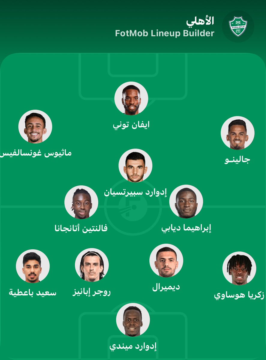 rakan52217's tweet photo. التشكيلة المثالية ��لأهلي @ALAHLI_FC https://t.co/XQnuR2E110