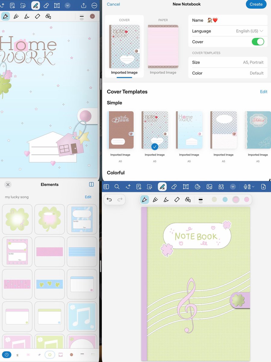 ssatydream's tweet photo. Goodnotes file packs🍀❤️🏠🧘🏼‍♀️ https://t.co/96xpnQvywR