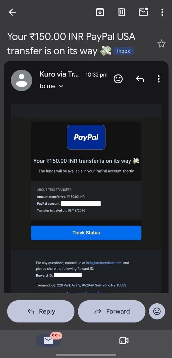 unknownx737's tweet photo. Reply to earn

🚀 Turning screen time into actual payouts.💻 Getting paid for gaming, coding, and design.👇 Proof > Promises. DM me "KURO" to start earning. #TOIAIQuotientAwards OPPO Find X10 Hyderabad  #MakeMoneyFromHome #WorkFromHome #PaymentProof #Karthi Duleep Trophy 2026 https://t.co/gYxfFRXqhT