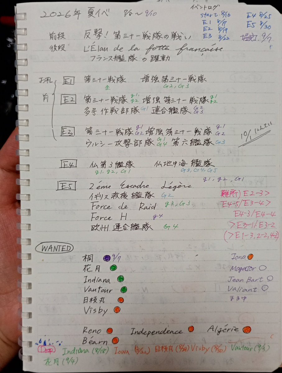 kiliboshidaicon's tweet photo. 夏イベお疲れ様でした！
割と駆け込みで堀も終了し、今イベは全甲&amp;全艦保持継続達成しました！
桐が沼ってカウントして��い分含めると５０周以上かかりました…水雷戦隊の周回で助かった…
イベ年１流石に寂しいので、は秋刀魚でプチイベ海域やってくれてもいいんですよ…？ https://t.co/nupKpW7QkR