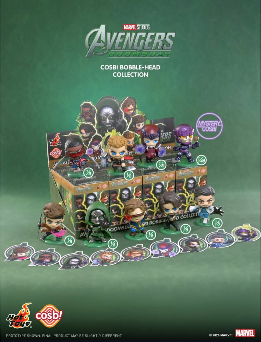 GambitSpotting's tweet photo. Spotted: Gambit cosbi bobble head for Avengers Doomsday 

#gambit https://t.co/SslRvrMkwF
