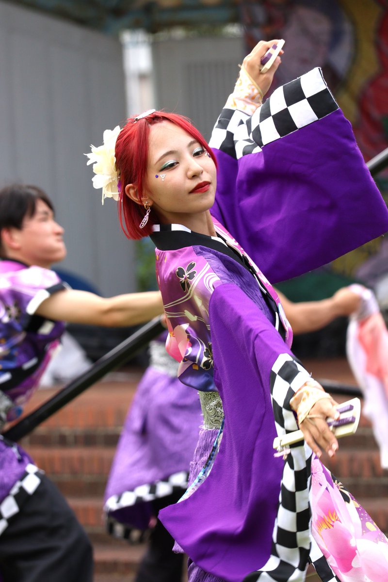 shashintsuri's tweet photo. 2026・08・11
雫石よさこい。
　「141」
桜蓮迦さん。 https://t.co/jarDI4j30z