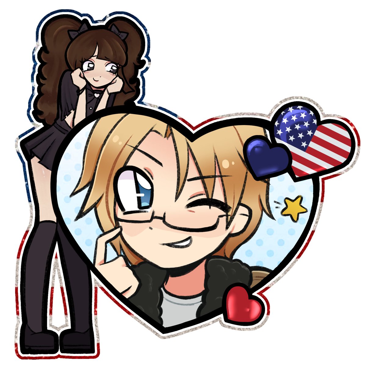 serafsbow's tweet photo. ksyuame nation rise !! 

⏔⏔⏔ ꒰ ᧔ෆ᧓ ꒱ ⏔⏔⏔
#commission #art #yumeship #hetalia https://t.co/UGHKP3fQ1t