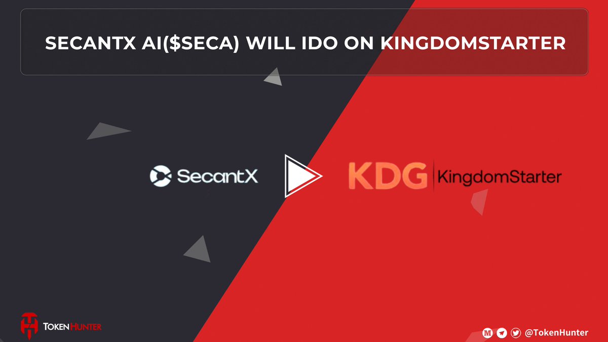 _TokenHunter's tweet photo. 🚀 SECANTX AI($SECA) WILL IDO ON KINGDOMSTARTER

🔥 @SecantXAI - IDO on @Kingdomstarter

❓ Are you watching $SECA for this IDO?
#SecantXAI #SECA #KingdomStarter #IDO https://t.co/0htxfzAs2O