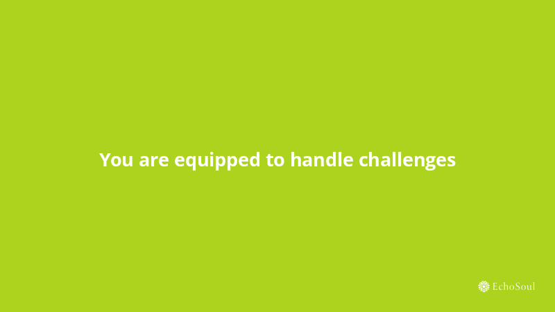 EchoSoulApp's tweet photo. You are equipped to handle challenges

Daily affirmations from your friends @echosoulapp https://t.co/1grmBrkaPZ