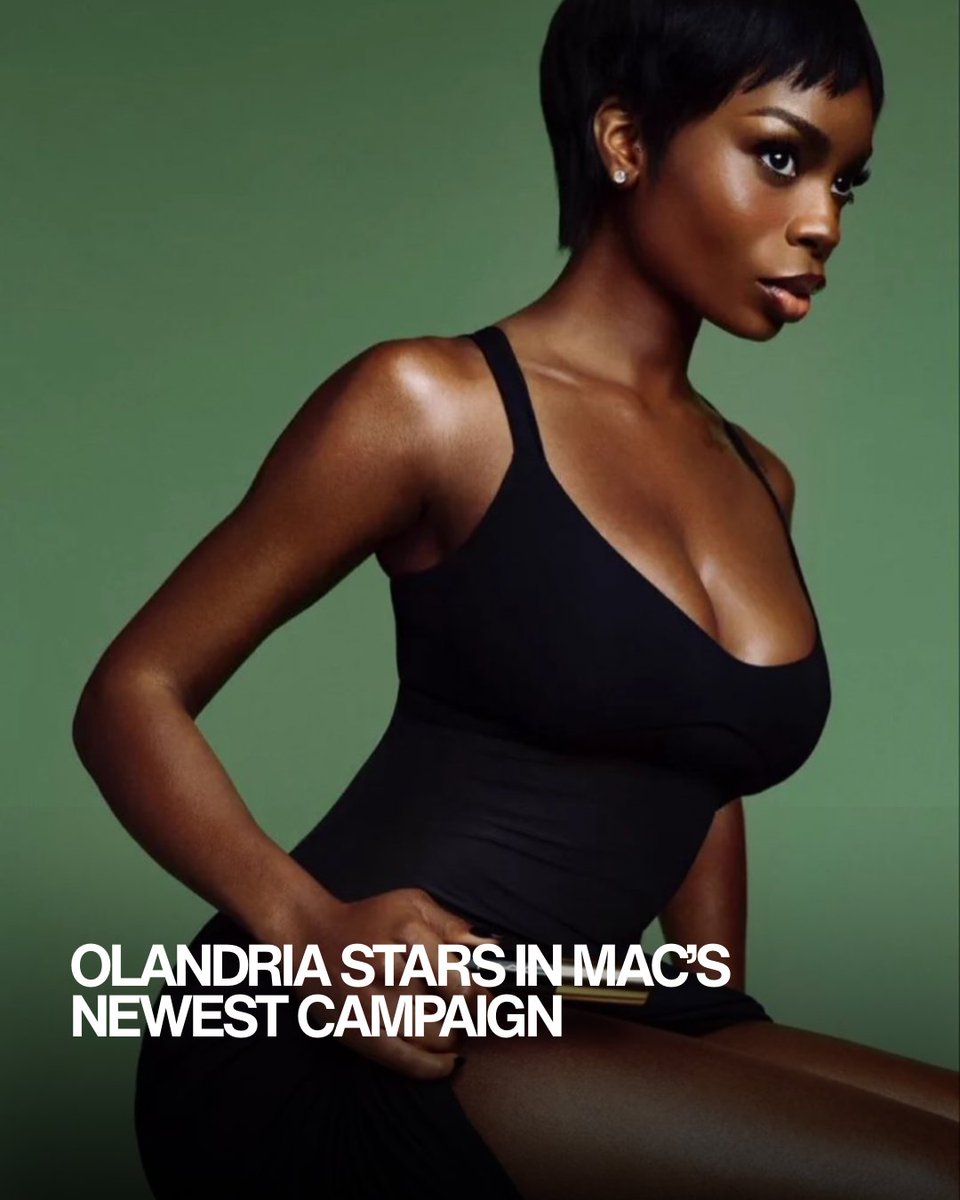 GalactaMag's tweet photo. Olandria stars in MAC’s latest campaign. This collab feels like such a natural fit for her, with the brand’s high-end, bold beauty aesthetic matching her perfectly. Such a good pairing. https://t.co/8R3GBnAWla