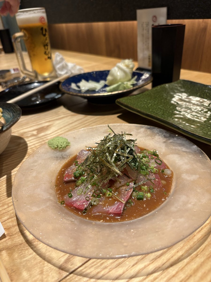 mrikzm's tweet photo. 胡麻カンパチうんま
ビールうんま🍺 https://t.co/f4s76oaRpF
