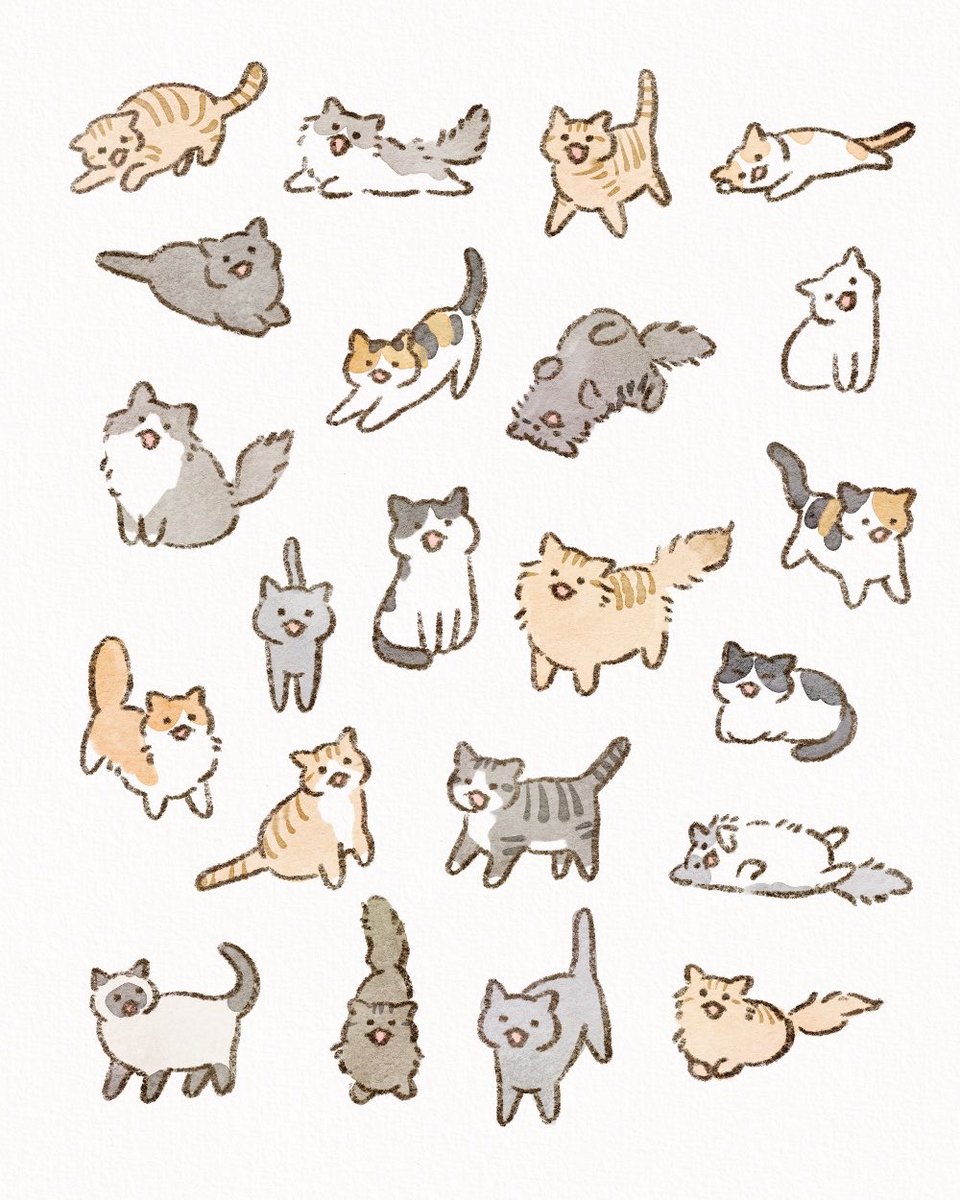 anz_m_'s tweet photo. にゃーにゃー🐈にゃーにゃー🐈

#イラスト #illustration #猫 https://t.co/0HH5KxAqQq
