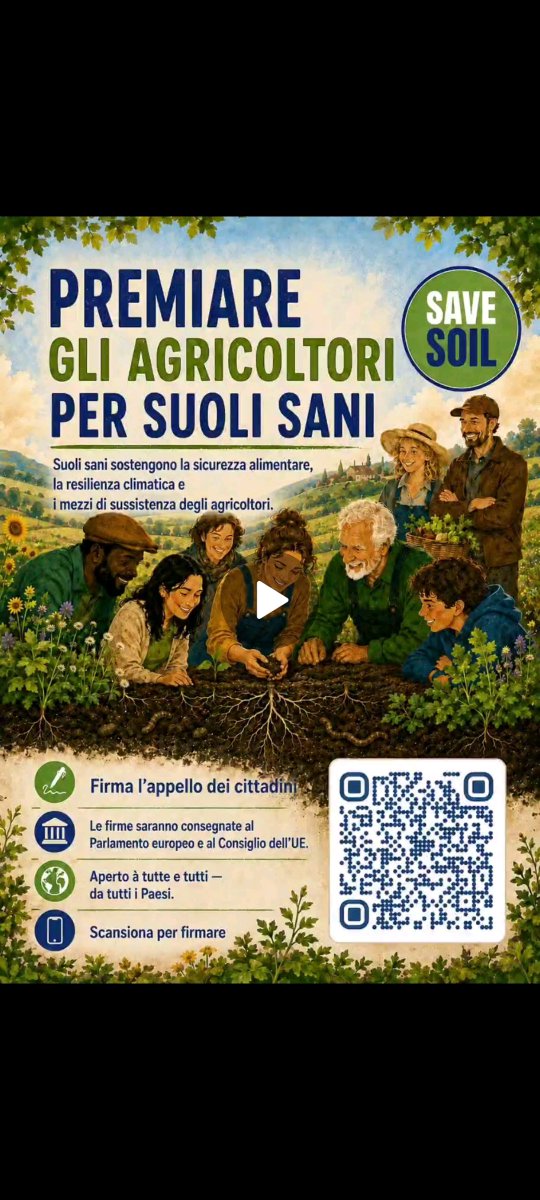 zakirovasofiya's tweet photo. 🌱 L’UE sta decidendo a chi destinare i fondi agricoli. Premiamo chi cura il suolo: terreno fertile = cibo sicuro, clima più resistente, futuro migliore. 💚
Firma qui 👇🏼
https://t.co/IMI53H2lj0… https://t.co/f9kZ4XUfi1
