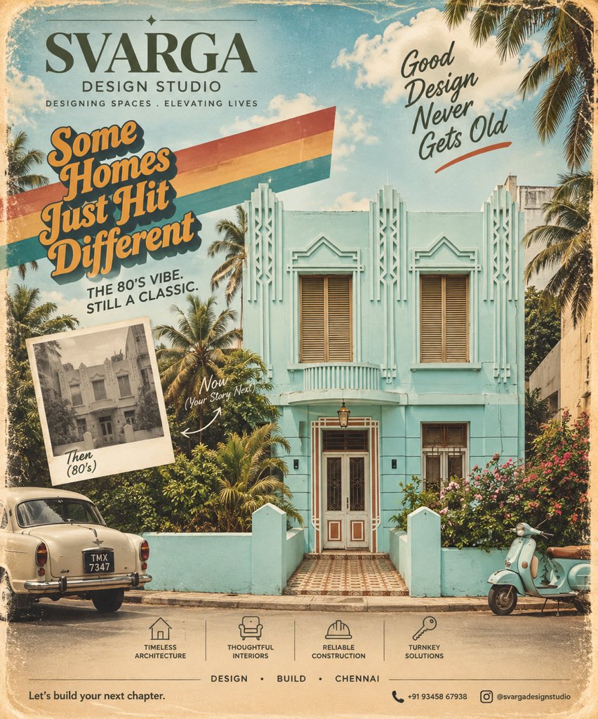 svargadesigns's tweet photo. Some designs never go out of style. 🏡✨

At #SvargaDesignStudio, we carry the legacy forward—celebrating the warmth, character and timeless charm of vintage homes while reimagining them for today.

Celebrating the vintage. Carrying the legacy. Designing for generations. https://t.co/Ca2r5Qjtfj