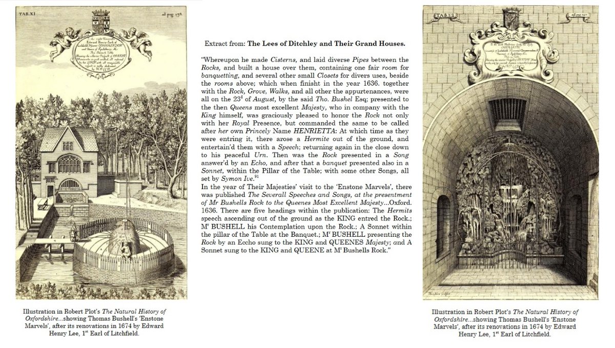 SueCooperBridge's tweet photo. NOTES📓
#OTD 1669 d. #QueenHenriettaMaria, wife of #CharlesI. In happier times they visited #ThomasBushell’s #EnstoneMarvels in 1636. In disrepair by 1674 the Marvels were renovated by #EdwardHenryLee #1stEarlofLitchfield, husband of #CharlotteFitzroy, granddaughter of #CharlesI. https://t.co/neNnq50Xjk