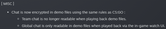 deem_dev's tweet photo. @itzsagka Literally no point of doing this anymore, the messages are now encrypted = The site will not be able to read them after that update, breaking the leaderboard

Sad to see, if it was only displaying the messages, not the stupid leaderboard then maybe Valve would not react... :/ https://t.co/9OALRyadk5