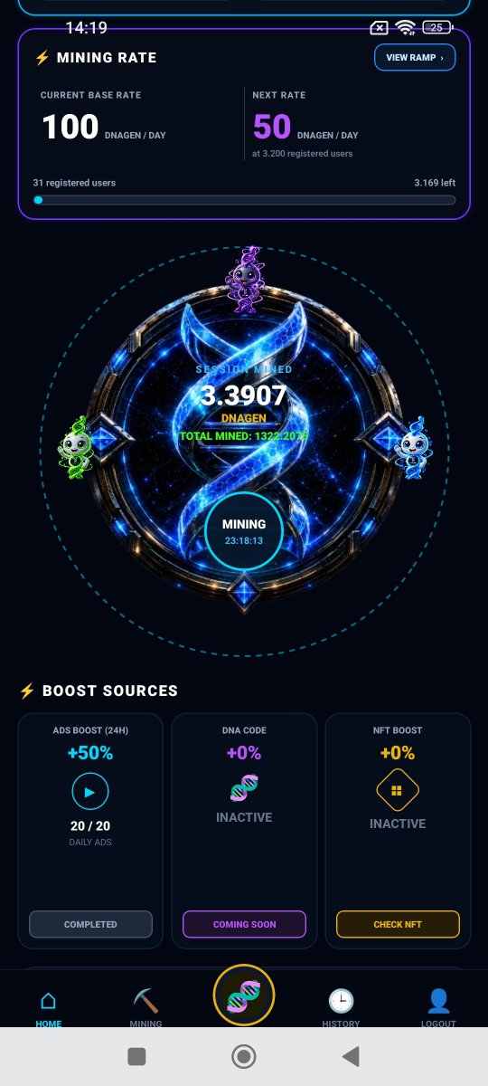 Valoratoken's tweet photo. @DnaGenCoin Mining https://t.co/ALVY8ACWMR