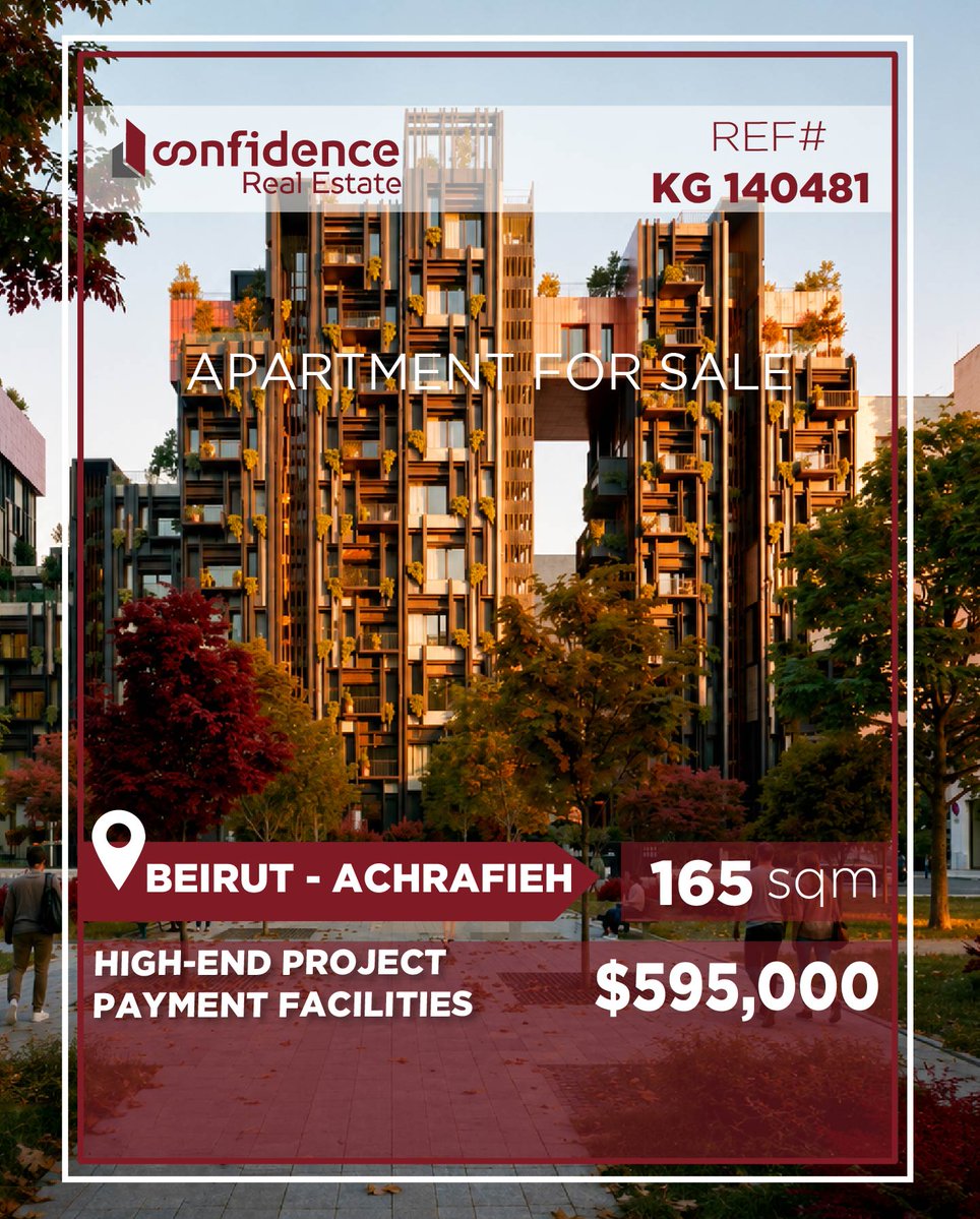 confidence_cre's tweet photo. price 595 000 $ + 2.5% commission
residential project under construction in a prime location in Achrafieh
For more information do not hesitate to contact us 71 000850
REF#KG140481
#ApartmentLebanon #PropertyForSale #DuplexApartment #NewDevelopment #UnderConstruction
#CONFIKG S https://t.co/ugq7Kr6Xy8