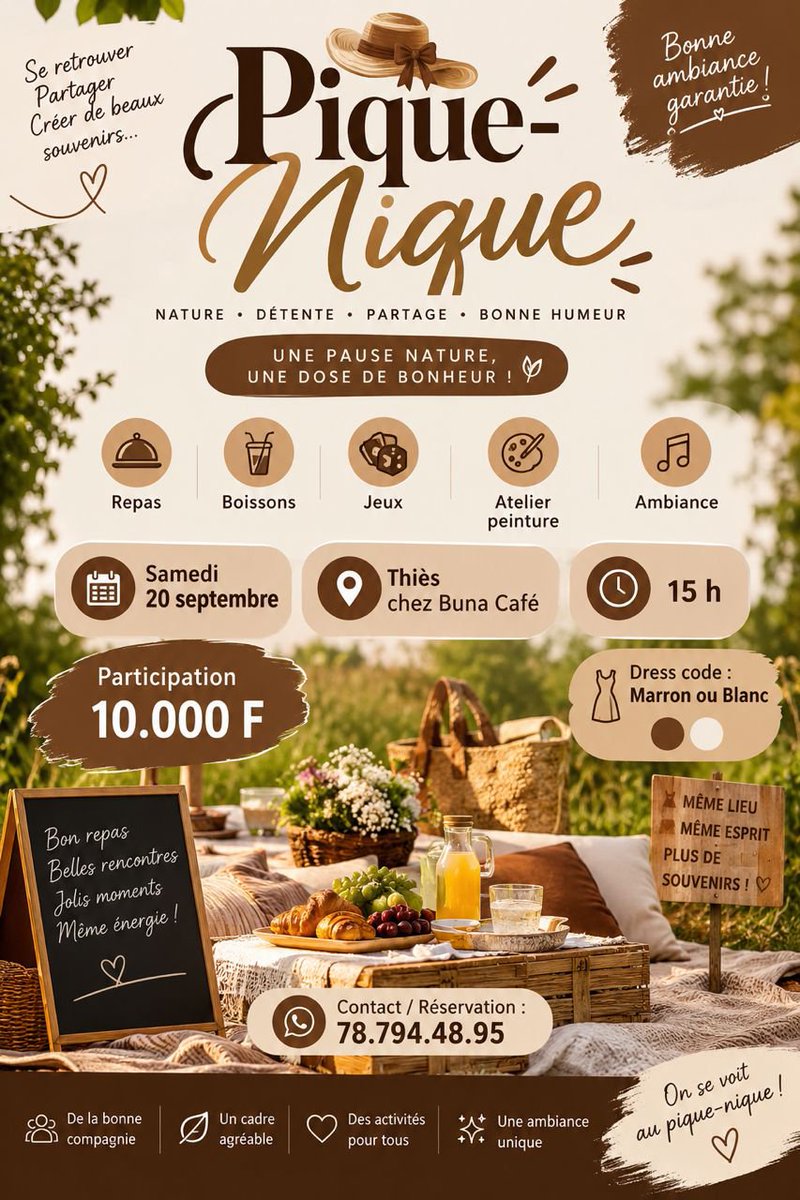BunaCoffeeSn's tweet photo. Un pique nique ça vous tente ? https://t.co/f51vGS4JAc