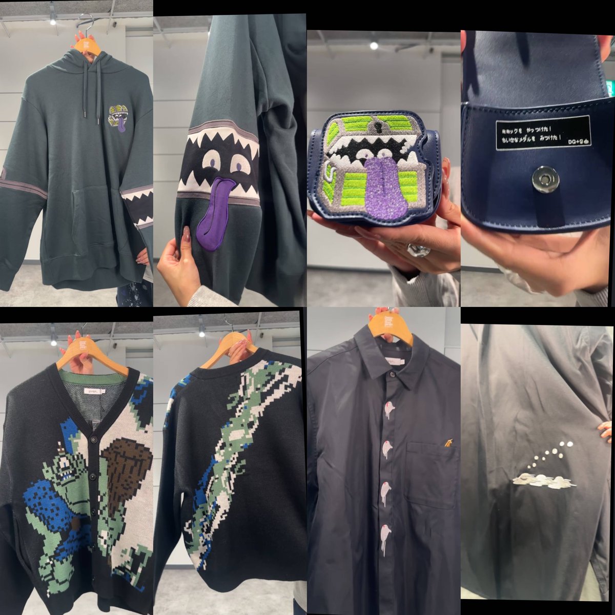 guernicass4's tweet photo. ドラクエ グラニフ コラボ

残り10種類のラインナップが公式インスタライブで解禁！

ガンガンいこうぜTシャツ
いのちをだいじにTシャツ
スライム Lv40 ペイントカーディガン
スライム Lv40 パンツ
ミミックパーカー
ミミックポーチ
ギガンテスカーディガン
ぼうけんの書バッグ
すばやさのたねシャツ
おにぎりスライムロングスリーブTシャツ

その他商品含めて実物が公開されました！

配信URL
https://t.co/EQcr1FLe3P