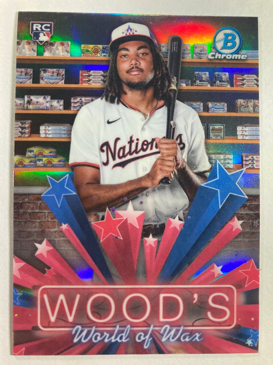 1218Sports's tweet photo. 🎁Appreciation Day Giveaway🎁

Winner Announced Saturday

🔥James Wood Bowman Chrome Hobby Stars Holo Rookie Card

To enter
1. Follow
2. Retweet
3. Like https://t.co/QjkEbbITFw