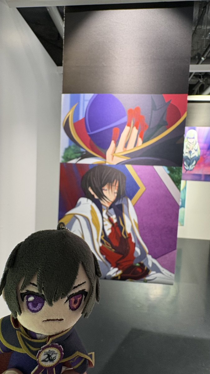 508nobuta's tweet photo. ルルーシュ、ルルーシュだよ
#コードギアス20周年展示会
#コードギアス https://t.co/KW0FMfy6yJ
