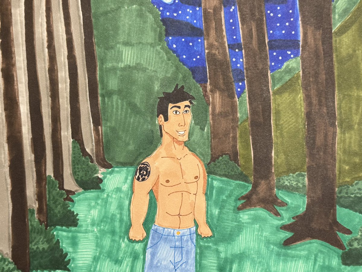pkart14's tweet photo. Jacob Black. Background Added. #illustration #twilightsaga #jacobblack https://t.co/vE0X7lVTab