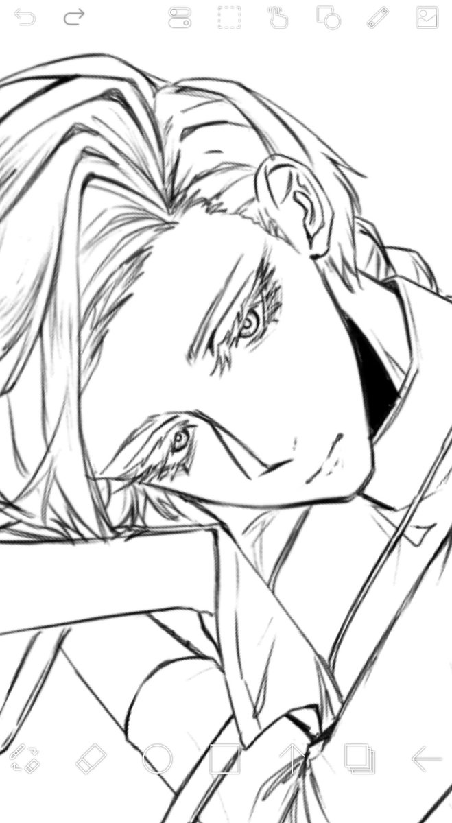 Ura8714's tweet photo. キャラデザを練って��るんだがとりあえず顔が良いねって話がしたくて
（※同一人物です） https://t.co/BlptYHD6bE
