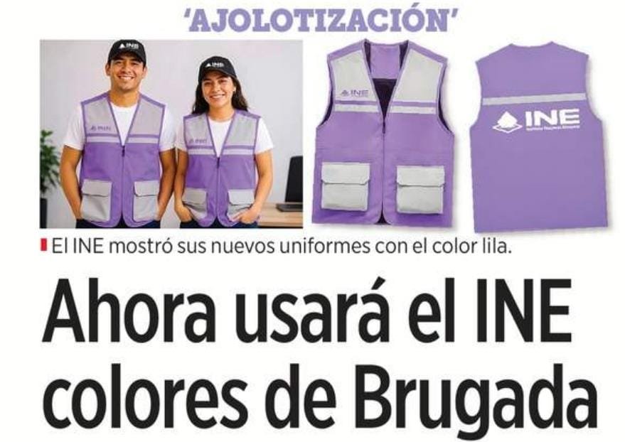 gabysalido's tweet photo. ✖️  ¿Imparcialidad o simetría partidista? 
El #INE cambia el tradicional rosa mexicano por el lila, un tono idéntico al utilizado por la administración de Clara Brugada en la #CDMX. 

Más allá del cambio de diseño, la autoridad electoral debe cuidar algo fundamental: su independencia y, sobre todo, la percepción de imparcialidad. El árbitro electoral no debe generar dudas sobre a quién representa.