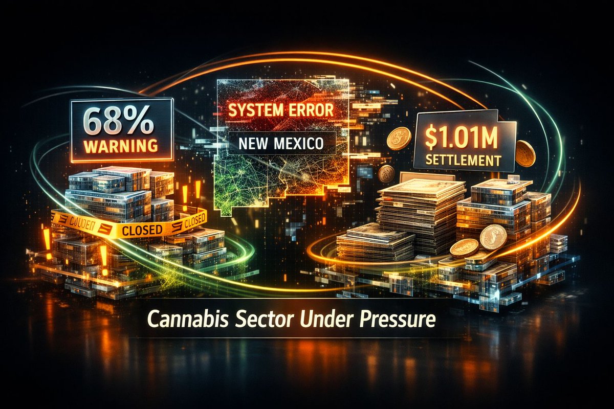 WolfOfWeedST's tweet photo. Hemp ban risk + Headset $1M hit = sector pressure. Watch $MSOS $TLRY and cannabis ETFs - eyes on flows, trim weak setups.

Read more: https://t.co/Fs9xyIKkc3

#Cannabis #WeedStocks #MSOs https://t.co/BkyKdIzu23