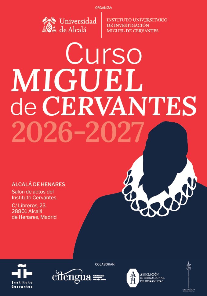 cilengua's tweet photo. 📚 Cilengua colabora en el Curso Miguel de Cervantes 2026-2027, una propuesta dedicada a profundizar en la creación literaria de Miguel de Cervantes.

📅 5 nov 2026-11 mar 2027
📍 Instituto Cervantes Alcalá de Henares
💻 Modalidad presencial y en línea

ℹ️ https://t.co/xerHIxJCw9 https://t.co/GFezgEzYCK