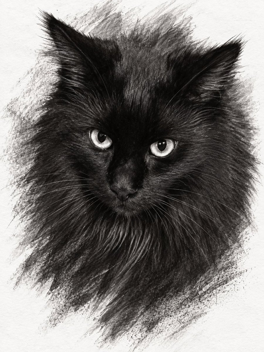 Divanowv's tweet photo. 同样两只猫，用同一套提示词，Chatgpt和Grok得到的风格略有差异，前两张是 Chatgpt生成的，后两张Grok生成的。不过我还是更喜欢Chatgpt的版本，你们呢 https://t.co/QexNN7Uf8n