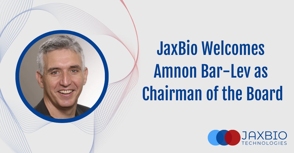 jaxbio_tech's tweet photo. We’re pleased to welcome Amnon Bar-Lev as Chairman of the Board of JaxBio Technologies.

Former President of Check Point and founder of Alike Health, Amnon brings more than 25 years of leadership experience across technology and digital health. https://t.co/nNuKnEfWVE