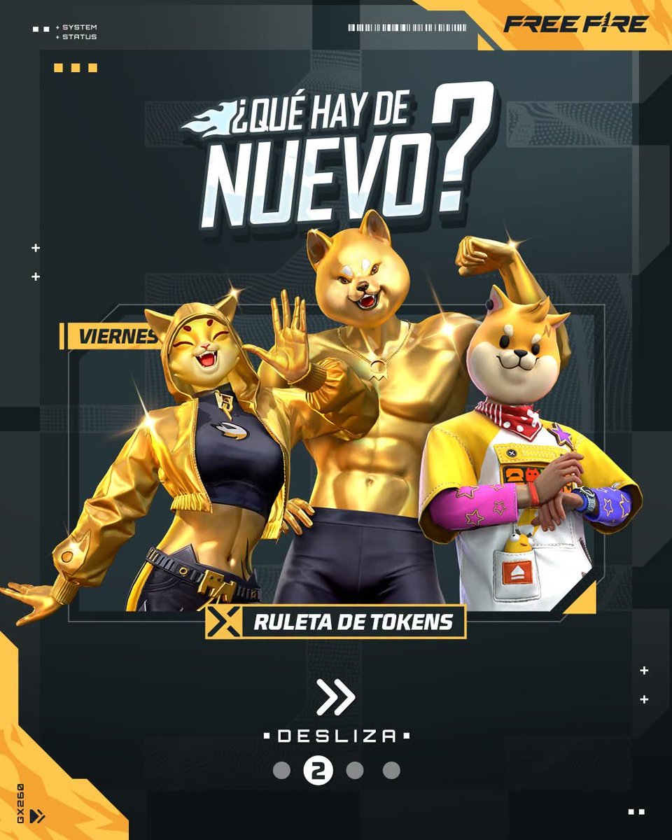 click_ecuador1's tweet photo. 📕 ¡LA #AGENDASEMANAL ESTÁ AQUÍ! 📕

🐕✨ El oro se apodera del campo y esta vez viene con mucho estilo.

❓ ¿Listo para demostrar quién manda con estilo dorado?
#FreeFire #NochesDeBooyah

Pidelo aquí, somos #ClickEcuador tu mejor opción 0999812442 .👍 https://t.co/YtEiSXvoY5 https://t.co/1BaPylLg2L