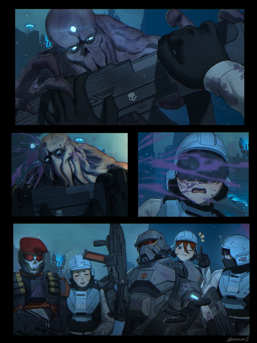 xanran2's tweet photo. An Unlikely Meeting
2/6

#Helldivers2 https://t.co/SZLsuewTHp