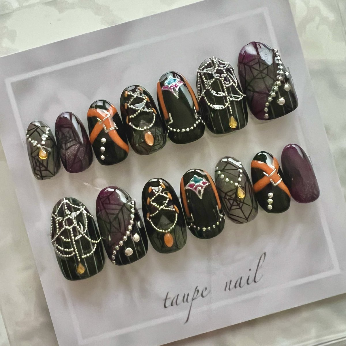 taupe_labo's tweet photo. Crazy:B 🕸️Helter-Spider

レギュラーオーバル
ショートバレリーナでのお作りです https://t.co/NB4Gq2El3O