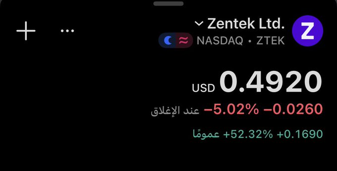 nadialee99's tweet photo. $ZTEK 
متوقع بكره يغادر المجموعة ✋🏻 https://t.co/ogjuyqTNOz