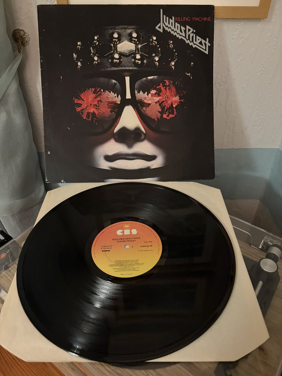KevinPriceyfps's tweet photo. First Up on The Turntable Tonight Is Judas Priest’s 1978 Album “Killing Machine”
“There's many who tried to prove that they're faster
But they didn't last and they died as they tried”
#JudasPriest #KillingMachine #VinylLP https://t.co/DLV3SC8jwf