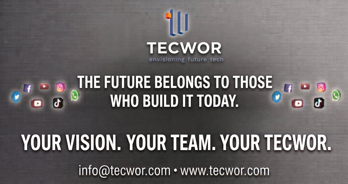 teamtecwor's tweet photo. The future doesn’t wait—it belongs to those who start today.
At Tecwor, we turn bold visions into powerful tech solutions. Your ambition, our execution. Let's build what's next, together.

🌐 Visit: https://t.co/fJAjSSnoPl
📩 Email: info@tecwor.com
#Tecwor #EnvisioningFutureTech https://t.co/BqSi31Dhpx