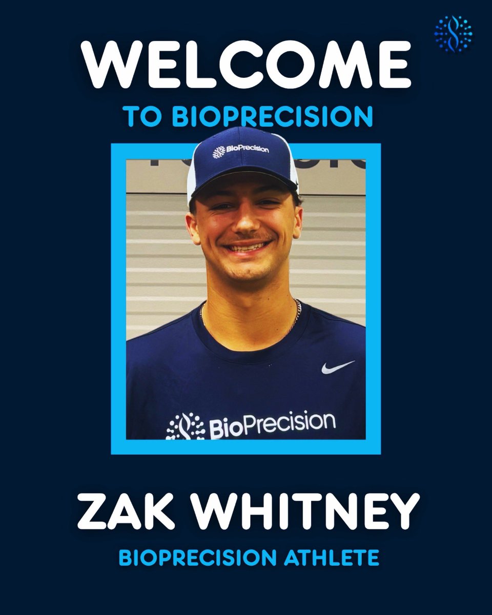 BioPrecisionLLC's tweet photo. The 2026 NE10 Rookie of the Year is a BioPrecision Athlete! Welcome to the family, @zakariyaw15 ! https://t.co/R5Ig76QUkA