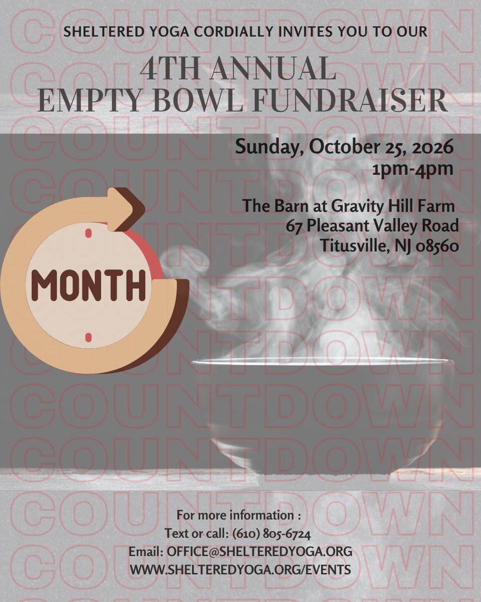 ShelteredYoga's tweet photo. Register or become a sponsor today to secure your spot. Don't miss this opportunity to contribute to a great cause while enjoying good company at an exclusive venue. https://t.co/fNblXNQX9l
#sponsors #registertoday #fypγ·γ #nonprofit #giveback #bowl #empty #filltheirbowl https://t.co/BymuLZRCzo