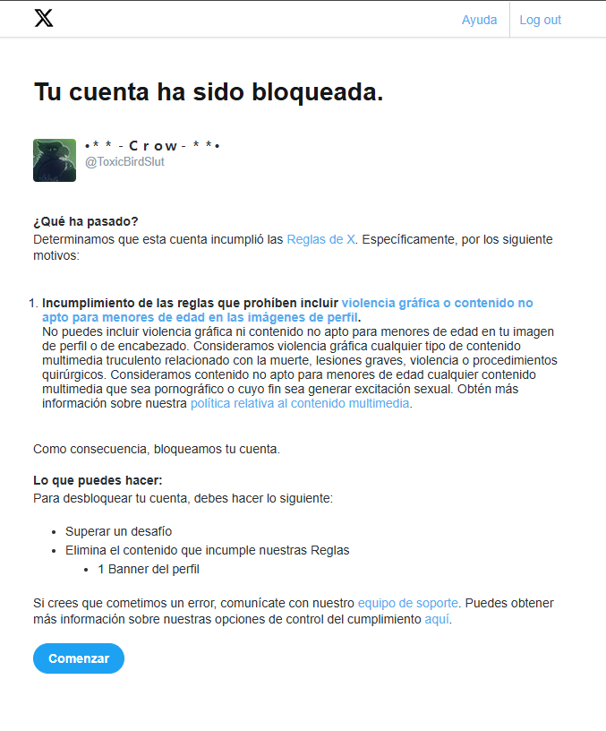 ToxicBirdSlut's tweet photo. primero,me quisieron bloquear por el banner que tenia y segundo,  ya pude recuperar mi cuenta antigua que tenia que es @King_204_70_2 que realmente era mia antes de hacer la entrega a ese maldito kong para que vean que como realmente destruyen sus cuentas,asi para que se protegan https://t.co/jcXKnPesly