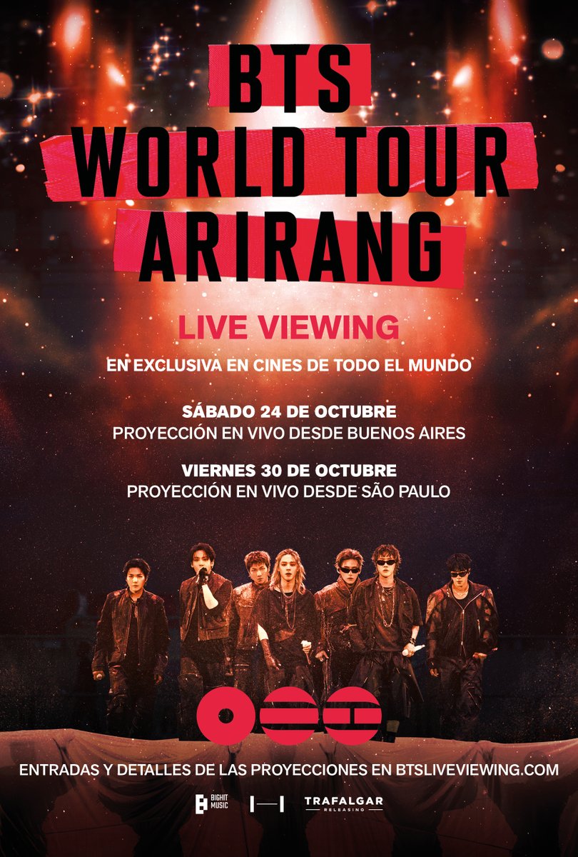 MasQueCineLatam's tweet photo. ARMY, llegó la hora de volver a gritar por BTS. 💜🔥
¿Listxs para vivir ARIRANG en pantalla grande? 🎬 https://t.co/OuyLsSCtvu