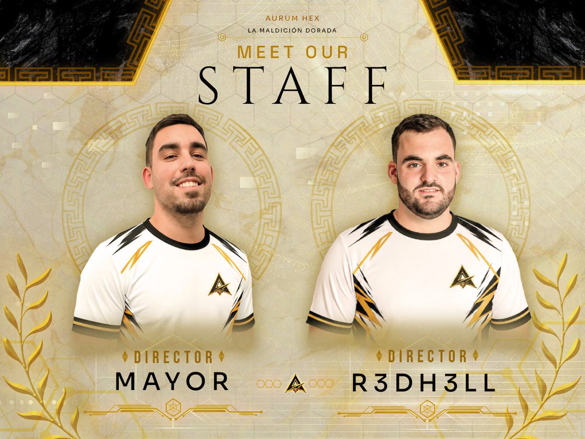 AurumHex's tweet photo. 🟠@Mayor_COD la calma, el show y lealtad

🟣@byredhell la precision, potencia y ambición 

Directores de Operaciones de Aurum Hex

La maldicion prende el oro con ellos

#TheGoldenCurse https://t.co/QdoyfXGls1