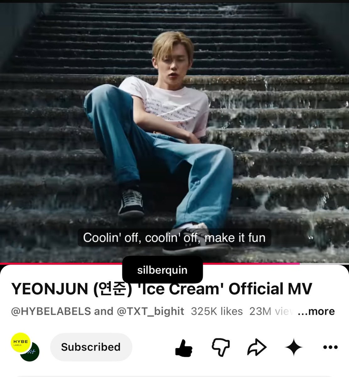 silberquin's tweet photo. STREAMING PROOF TODAY,
10 SEPTEMBER 2026
Aaaa telat due to abis ngelembur ๐ฅน
#FxxkingStarYeonjun #HAPPYYEONJUNDAY
#SetsunaHanabiTXT #IceCreamYeonjun https://t.co/DQLuE8yqLo